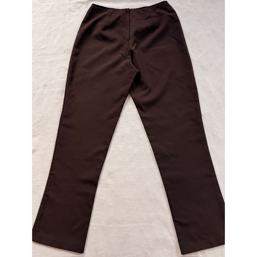 La Belle Vintage Brown High-Waisted Pants disco
